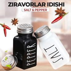 "Salt & Pepper" ziravorlar idishi