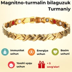 Турмалиново-магнитный браслет Turmaniy