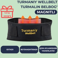 Turmaniy WellBelt turmalin belbog‘i
