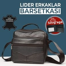 Erkaklar uchun tabiiy charmdan Lider barsetkasi