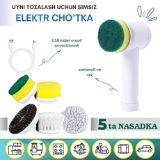 Tozalash uchun 5-in-1 Smart Brush cho‘tka